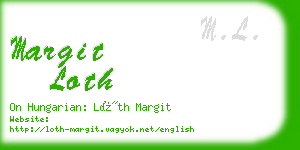 margit loth business card